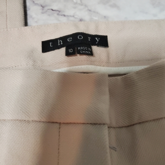 Theory Concordia Soho stone pants size 10 - Picture 3 of 13